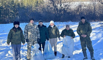 Волонтеры Башкирии вышли на уборки водоемов не дожидаясь весны