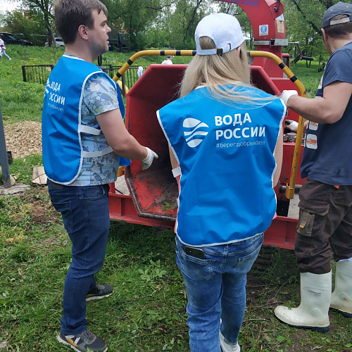 Акция "Вода России" в селе Ильинском Московской области (городской округ Красногорск), 15 мая 2021 года