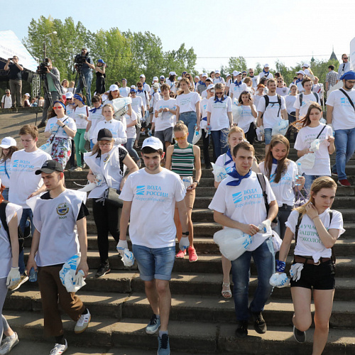 Марафон "Чистая Волга" в Нижегородской области