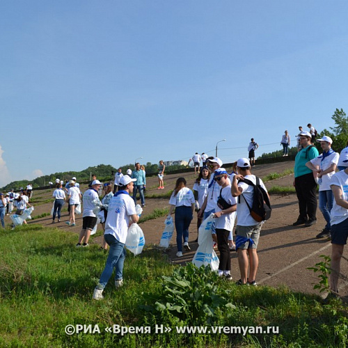 Марафон "Чистая Волга" в Нижегородской области