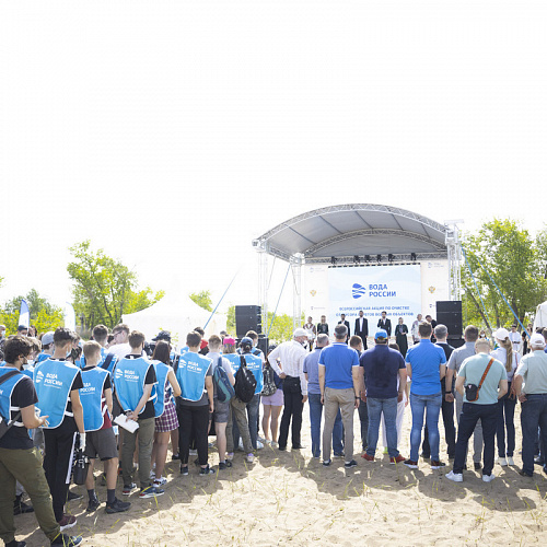 Акция "Вода России" в Саратовской области, День Волги, 22.05.2021