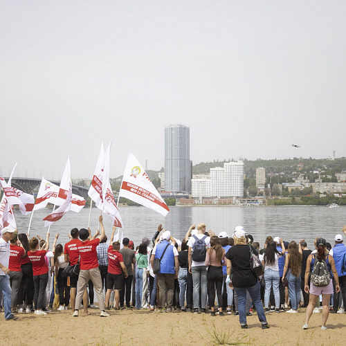 Акция "Вода России" в Саратовской области, День Волги, 22.05.2021
