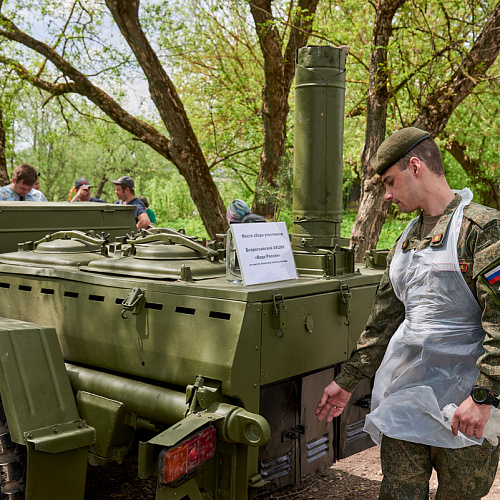 Акция "Вода России" в селе Ильинском Московской области (городской округ Красногорск), 15 мая 2021 года